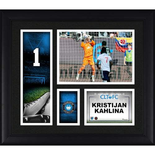 Kristijan Kahlina Charlotte FC Framed 15'' x 17'' Player Core Collage