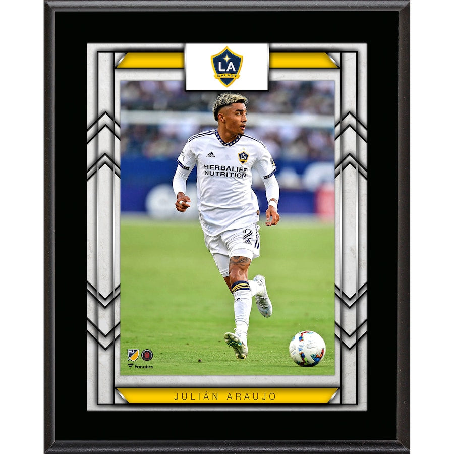 Julian Araujo LA Galaxy 10.5'' x 13'' Sublimated Player Plaque