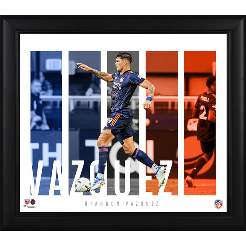 Brandon Vazquez FC Cincinnati Framed 15'' x 17'' Player Panel Collage