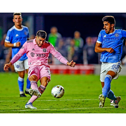 Alejandro Pozuelo Inter Miami CF Unsigned First Inter Miami Goal Photograph