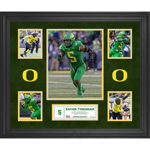 Kayvon Thibodeaux Oregon Ducks Framed 5-Photo Collage