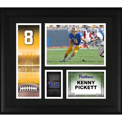 Kenny Pickett Pitt Panthers Framed 15'' x 17'' Player Collage