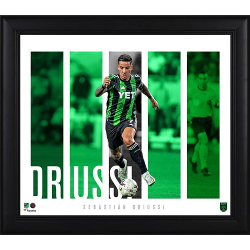 Sebastián Driussi Austin FC Framed 15'' x 17'' Player Panel Collage