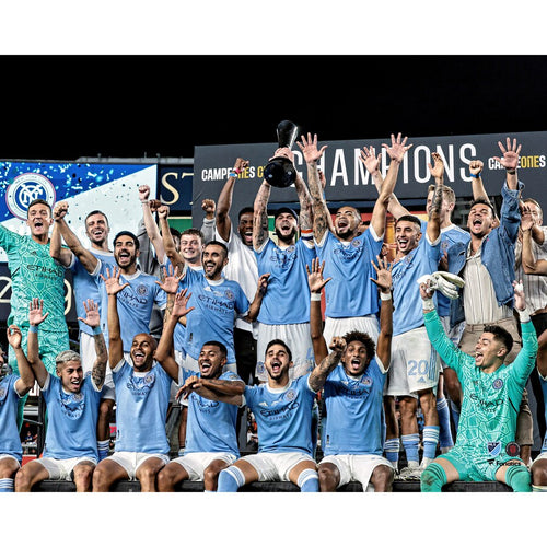 New York City FC Unsigned 2022 Campeones Cup Champion Photograph