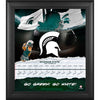 Michigan State Spartans Framed 15'' x 17'' 2022 Game Day Schedule Collage