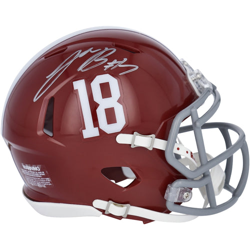Ja'Corey Brooks Alabama Crimson Tide Autographed Riddell Speed Mini Helmet