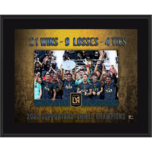 LAFC 10.5'' x 13'' 2022 Supporters' Shield Champions Sublimated Plaque