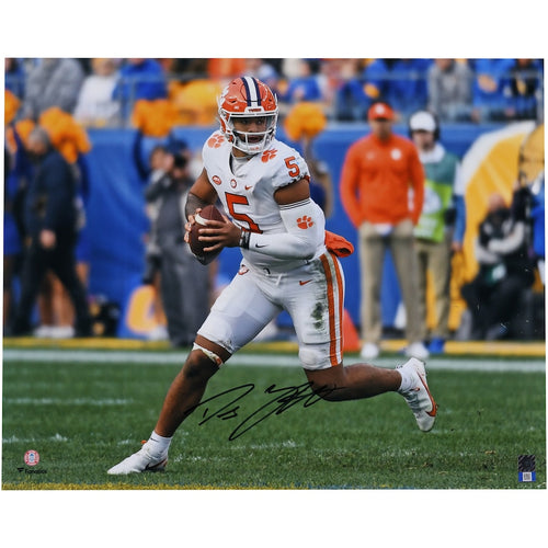 DJ Uiagalelei Clemson Tigers Autographed 16'' x 20'' Running Photograph