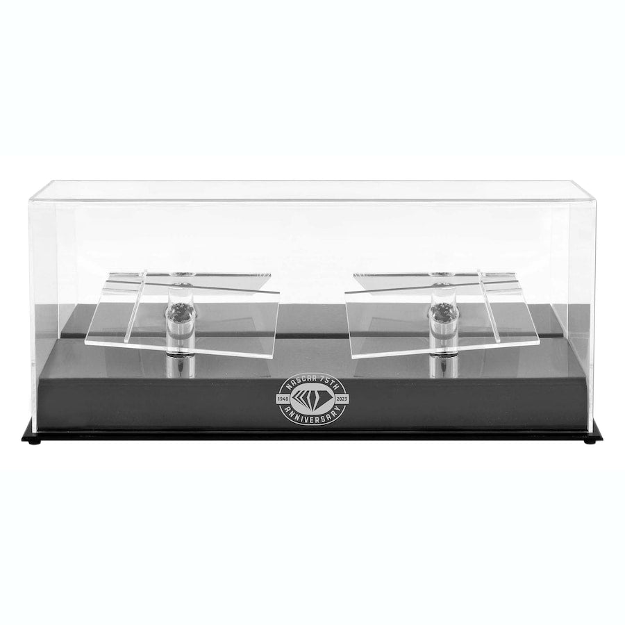 Fanatics Authentic NASCAR 75th Anniversary Logo 2-Car 1:24 Die-Cast Display Case