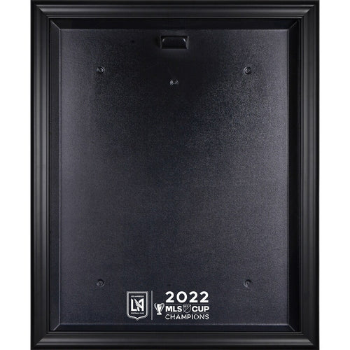 LAFC Black Framed 2022 MLS Cup Champions Team Logo Jersey Display Case