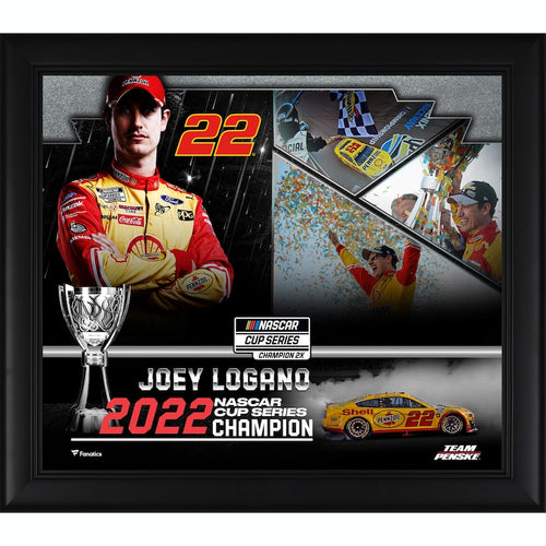 Joey Logano Framed 15'' x 17'' 2022 NASCAR Cup Champion Collage Photograph