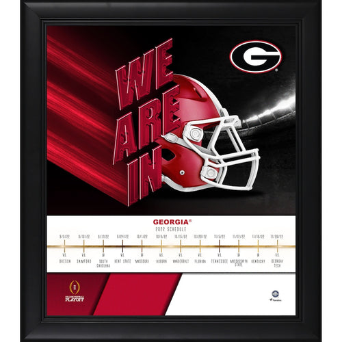 Georgia Bulldogs 2022 College Football Playoff 15'' x 17'' We're In Collage