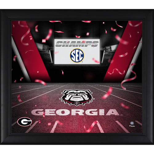 Georgia Bulldogs 2022 SEC Football Conference Champions Framed 15'' x 17'' Collage