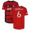 Edwin Cerrillo FC Dallas Autographed Match-Used #6 Red Jersey from the 2022 MLS Season
