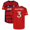 Jose Martinez FC Dallas Autographed Match-Used #3 Red Jersey from the 2022 MLS Season