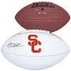 Brenden Rice USC Trojans Autographed Baden White Panel Football