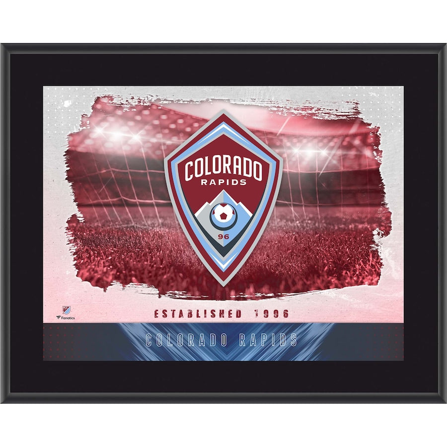 Colorado Rapids 10.5'' x 13'' Sublimated Horizontal Team Logo Plaque