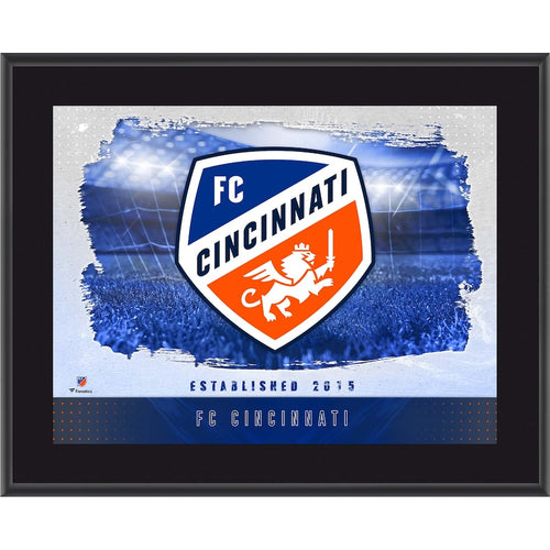 FC Cincinnati 10.5'' x 13'' Sublimated Horizontal Team Logo Plaque