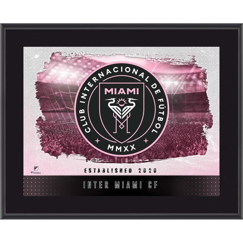 Inter Miami CF 10.5'' x 13'' Sublimated Horizontal Team Logo Plaque