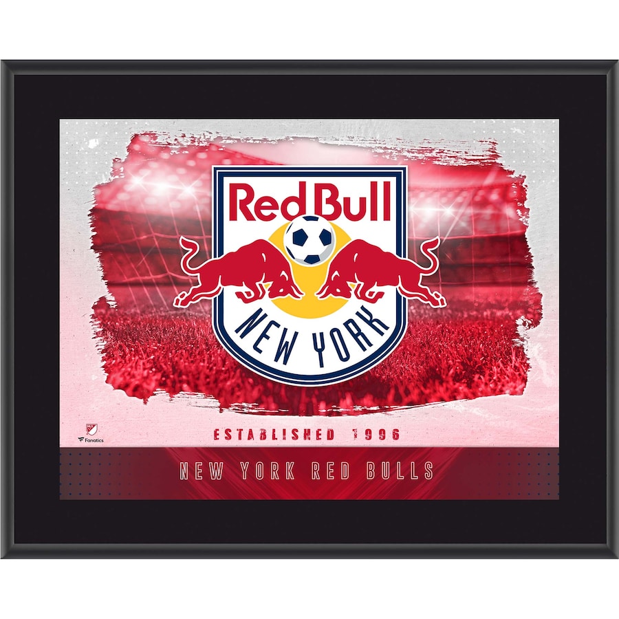 New York Red Bulls 10.5'' x 13'' Sublimated Horizontal Team Logo Plaque