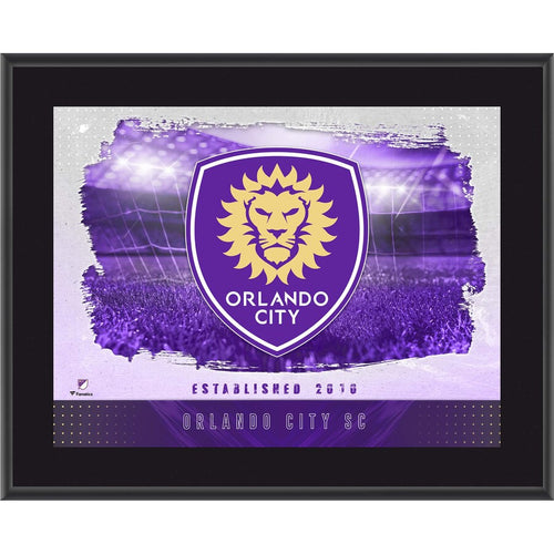 Orlando City SC 10.5'' x 13'' Sublimated Horizontal Team Logo Plaque