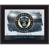 Philadelphia Union 10.5'' x 13'' Sublimated Horizontal Team Logo Plaque