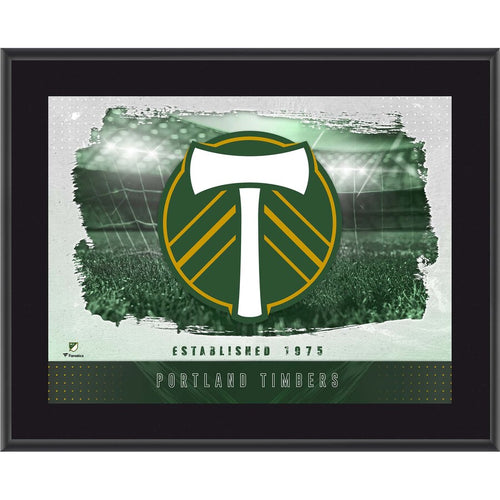 Portland Timbers 10.5'' x 13'' Sublimated Horizontal Team Logo Plaque