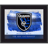 San Jose Earthquakes 10.5'' x 13'' Sublimated Horizontal Team Logo Plaque
