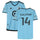 Brent Kallman Minnesota United FC Autographed Game-Used #14 Light Blue Jersey from the 2022 MLS Season