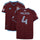Danny Wilson Colorado Rapids Autographed Game-Used #4 Maroon Jersey from the 2022 MLS Season - Size L