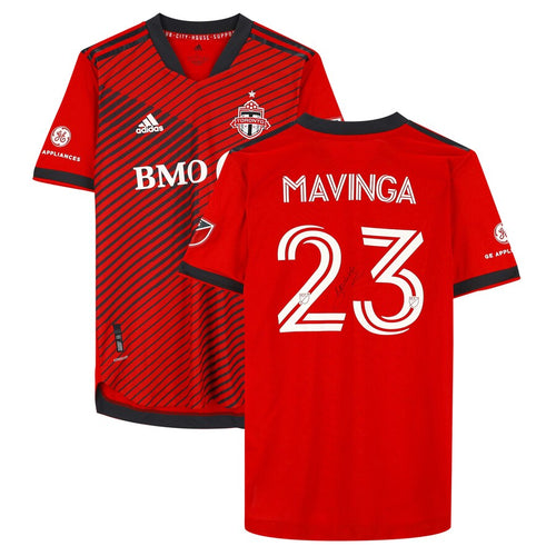 Chris Mavinga Toronto FC Autographed Game-Used #23 Red Jersey from the 2022 MLS Season - Size L