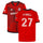 Shane O'Neill Toronto FC Autographed Game-Used #27 Red Jersey from the 2022 MLS Season - Size L