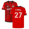 Shane O'Neill Toronto FC Autographed Game-Used #27 Red Jersey from the 2022 MLS Season - Size L
