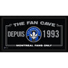 CF Montreal Framed 10'' x 20'' Fan Cave Collage
