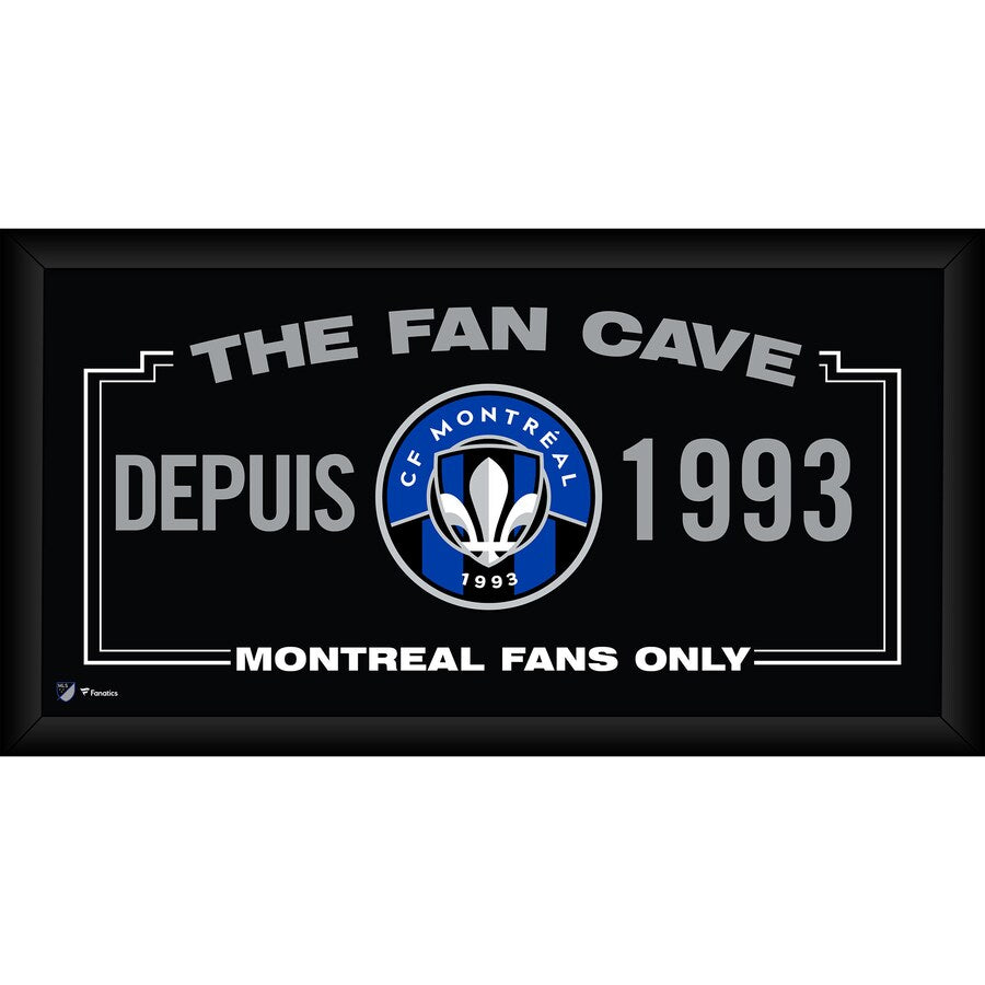 CF Montreal Framed 10'' x 20'' Fan Cave Collage
