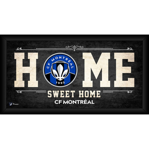 CF Montreal Framed 10'' x 20'' Home Sweet Home Collage