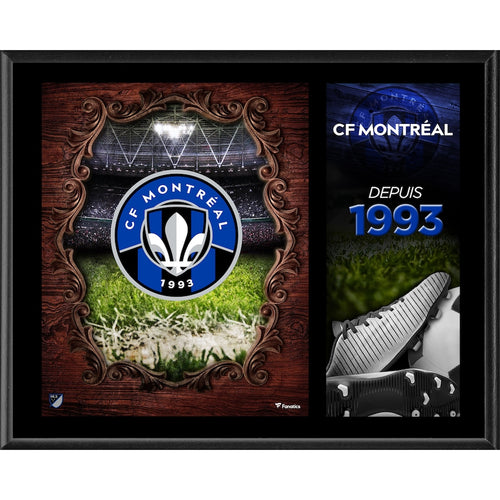 CF Montreal Sublimated 12'' x 15'' Team Logo Plaque