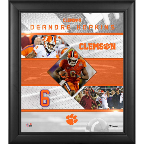 DeAndre Hopkins Clemson Tigers Framed 15'' x 17'' Stitched Stars Collage