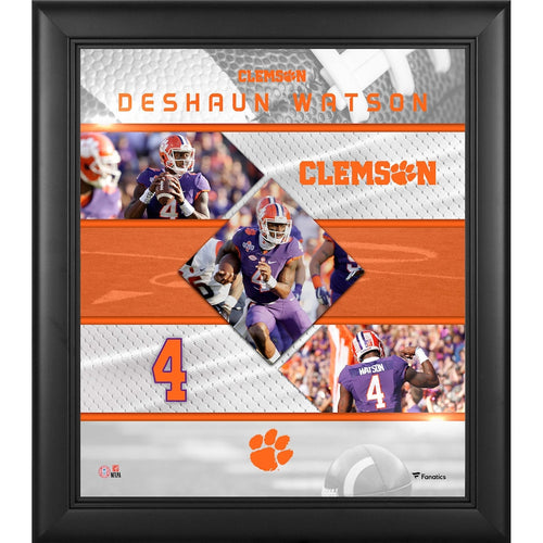 Deshaun Watson Clemson Tigers Framed 15'' x 17'' Stitched Stars Collage