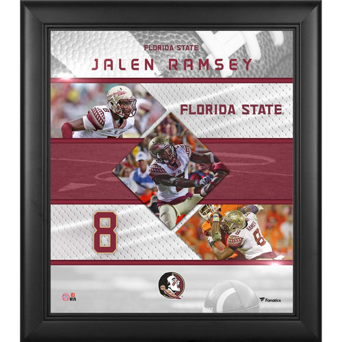 Jalen Ramsey Florida State Seminoles Framed 15'' x 17'' Stitched Stars Collage