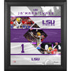Ja'Marr Chase LSU Tigers Framed 15'' x 17'' Stitched Stars Collage