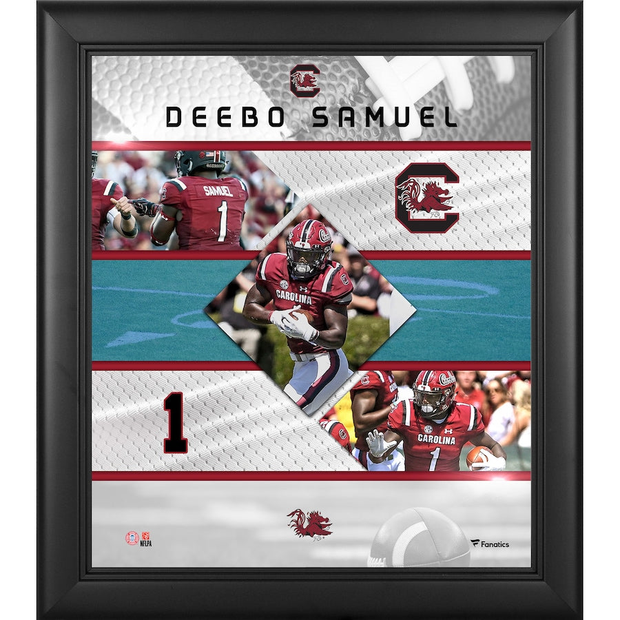 Deebo Samuel South Carolina Gamecocks Framed 15'' x 17'' Stitched Stars Collage