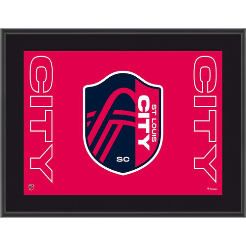 St. Louis City SC 10.5'' x 13'' Sublimated Horizontal Team Logo Plaque