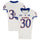 Kansas Jayhawks Team-Issued #30 White Jersey from the 2018-21 NCAA Football Seasons
