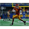 Brenden Rice USC Trojans Autographed 8'' x 10'' Running in Red Jersey Photograph