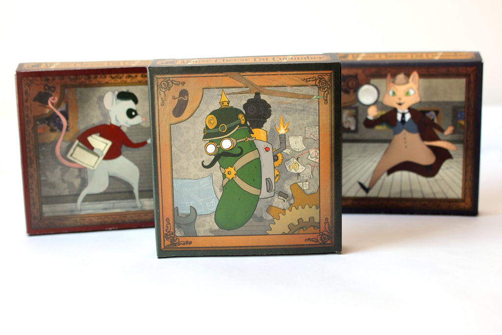 Fight In A Box - Mouse Cheese Cat Cucumber