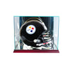 Rectangle Football Helmet Display Case with Cherry Moulding