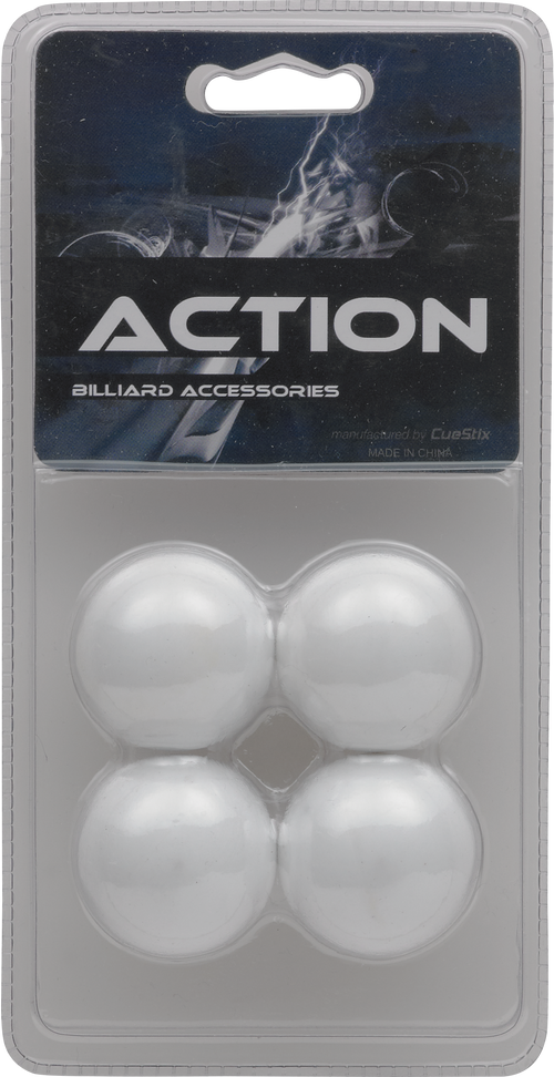 Action FBSBP Smooth Ball  - 4 pack Foosball