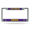East Carolina Pirates License Plate Frame Chrome Printed Insert Special Order - Rico Industries