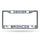 Denver Broncos License Plate Frame Chrome - Rico Industries